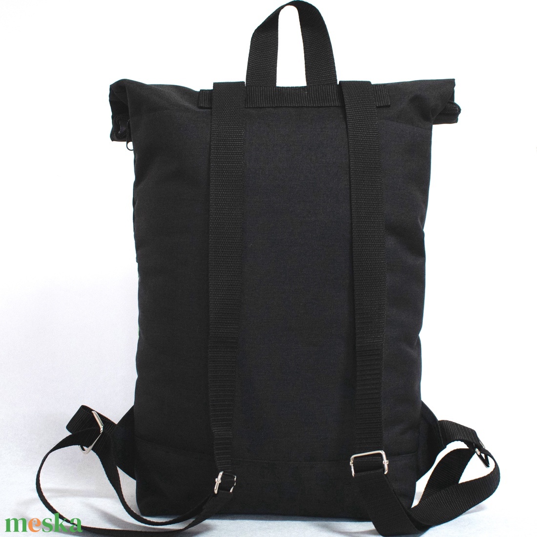 Víz- és kopásálló laptop tartós roll top hátizsák - táska & tok - hátizsák - roll top hátizsák - Meska.hu