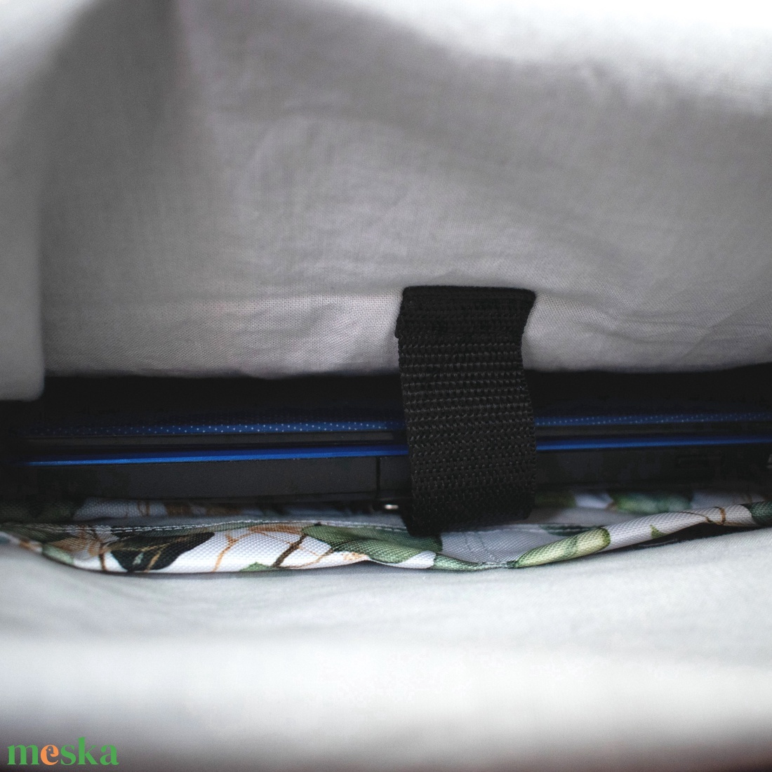 Víz- és kopásálló laptop tartós roll top hátizsák - táska & tok - hátizsák - roll top hátizsák - Meska.hu