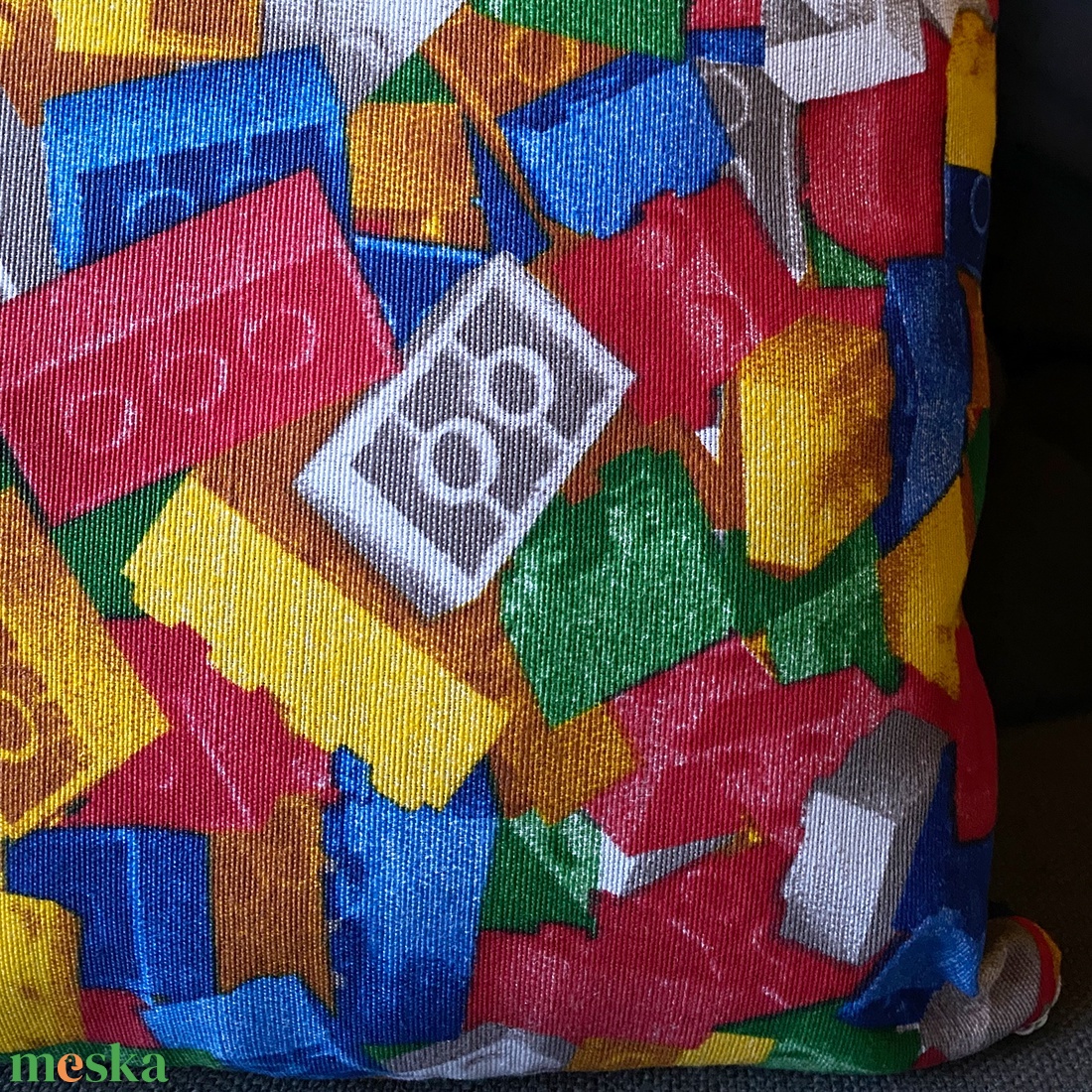 LEGO mintás párnahuzat - otthon & életmód - lakástextil - párna & párnahuzat - Meska.hu