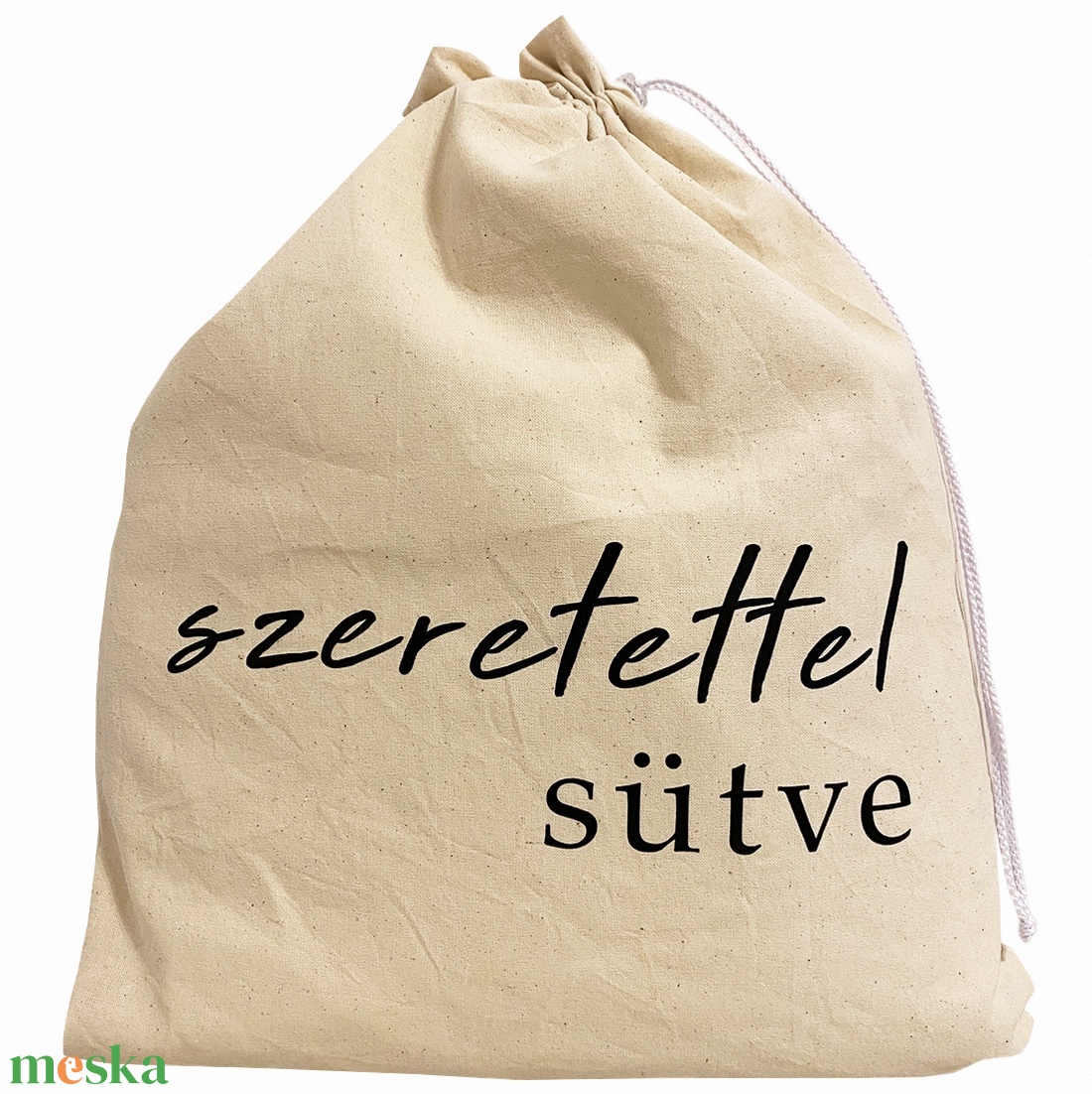 Szeretettel sütve kenyeres zsák - táska & tok - bevásárlás & shopper táska - kenyeres zsák - Meska.hu
