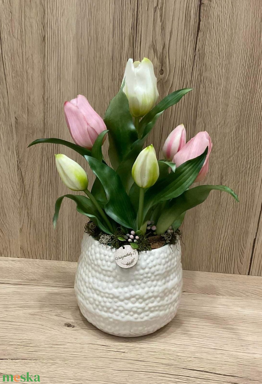 Élethű tulipános dekor - otthon & életmód - dekoráció - asztal és polc dekoráció - asztaldísz - Meska.hu Élethű tulipános dekor - otthon & életmód - dekoráció - asztal és polc dekoráció - asztaldísz - Meska.hu