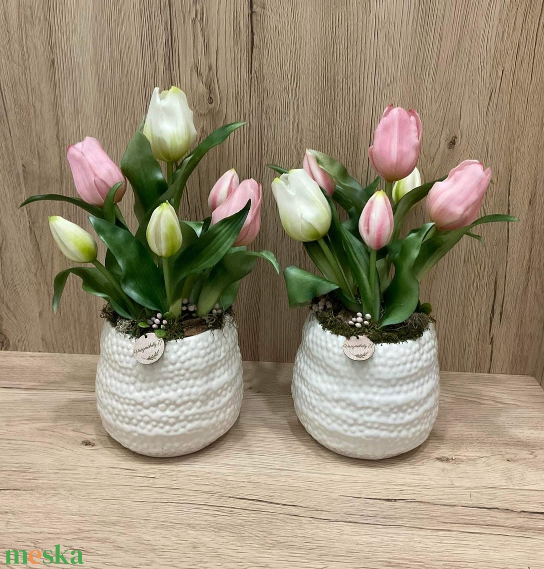 Élethű tulipános dekor - otthon & életmód - dekoráció - asztal és polc dekoráció - asztaldísz - Meska.hu Élethű tulipános dekor - otthon & életmód - dekoráció - asztal és polc dekoráció - asztaldísz - Meska.hu