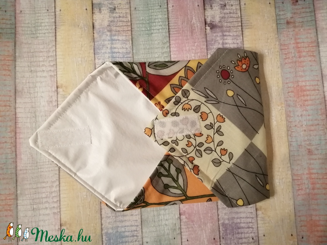 Virág-levél mintás textil szalvéta - otthon & életmód - konyhafelszerelés, tálalás - Meska.hu