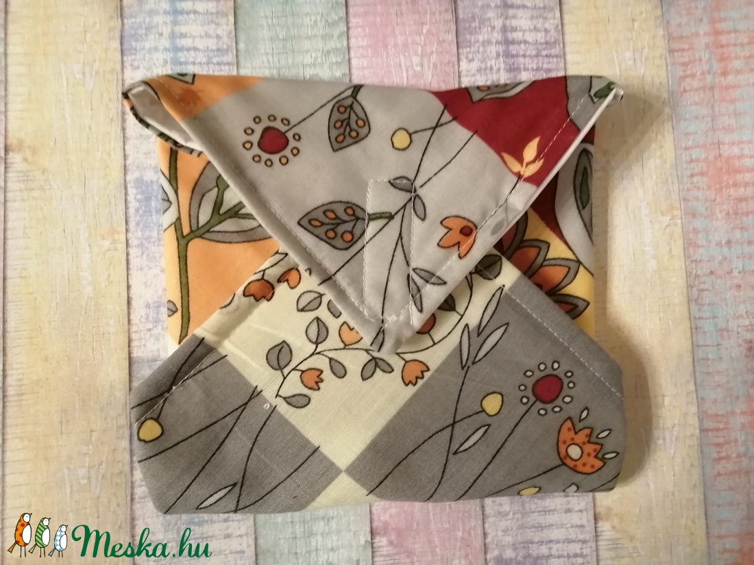 Virág-levél mintás textil szalvéta - otthon & életmód - konyhafelszerelés, tálalás - Meska.hu