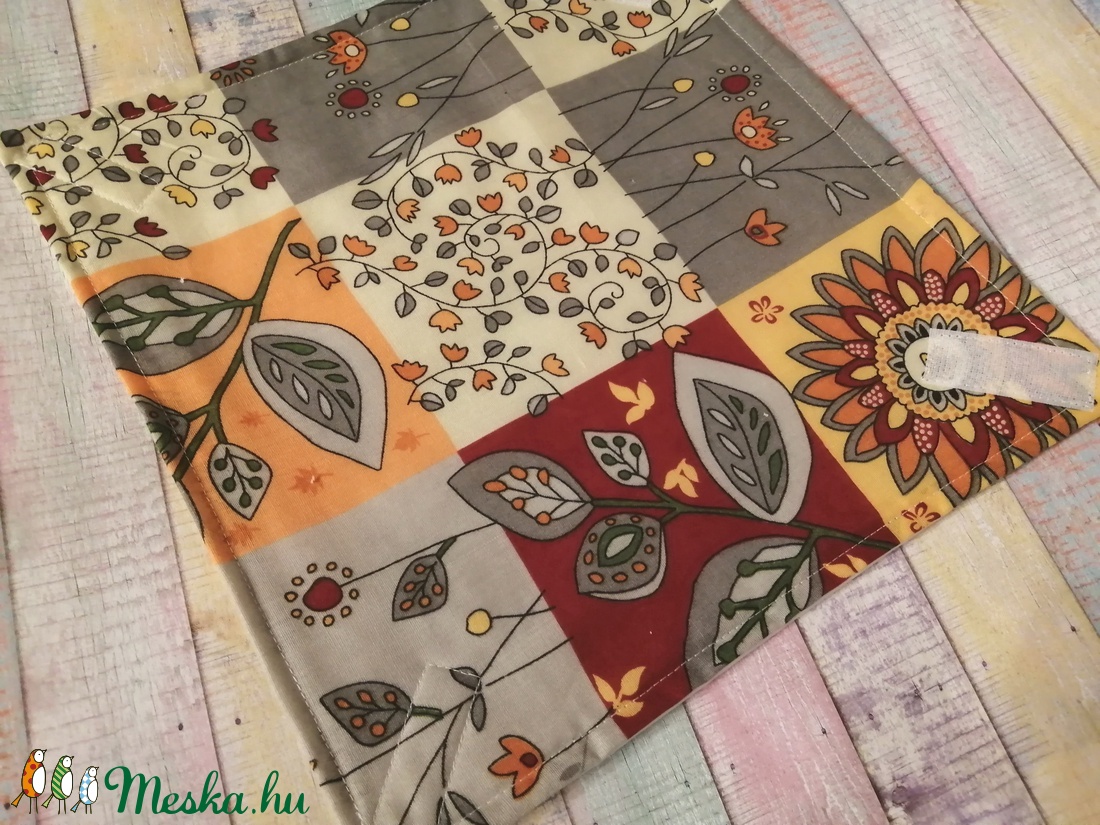 Virág-levél mintás textil szalvéta - otthon & életmód - konyhafelszerelés, tálalás - Meska.hu