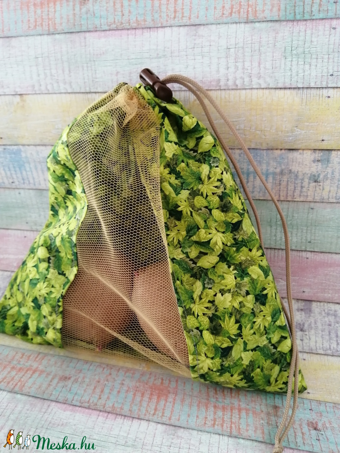 Levél mintás textil zsák/ öko zacskó - táska & tok - bevásárlás & shopper táska - zöldség/gyümölcs zsák - Meska.hu Levél mintás textil zsák/ öko zacskó - táska & tok - bevásárlás & shopper táska - zöldség/gyümölcs zsák - Meska.hu