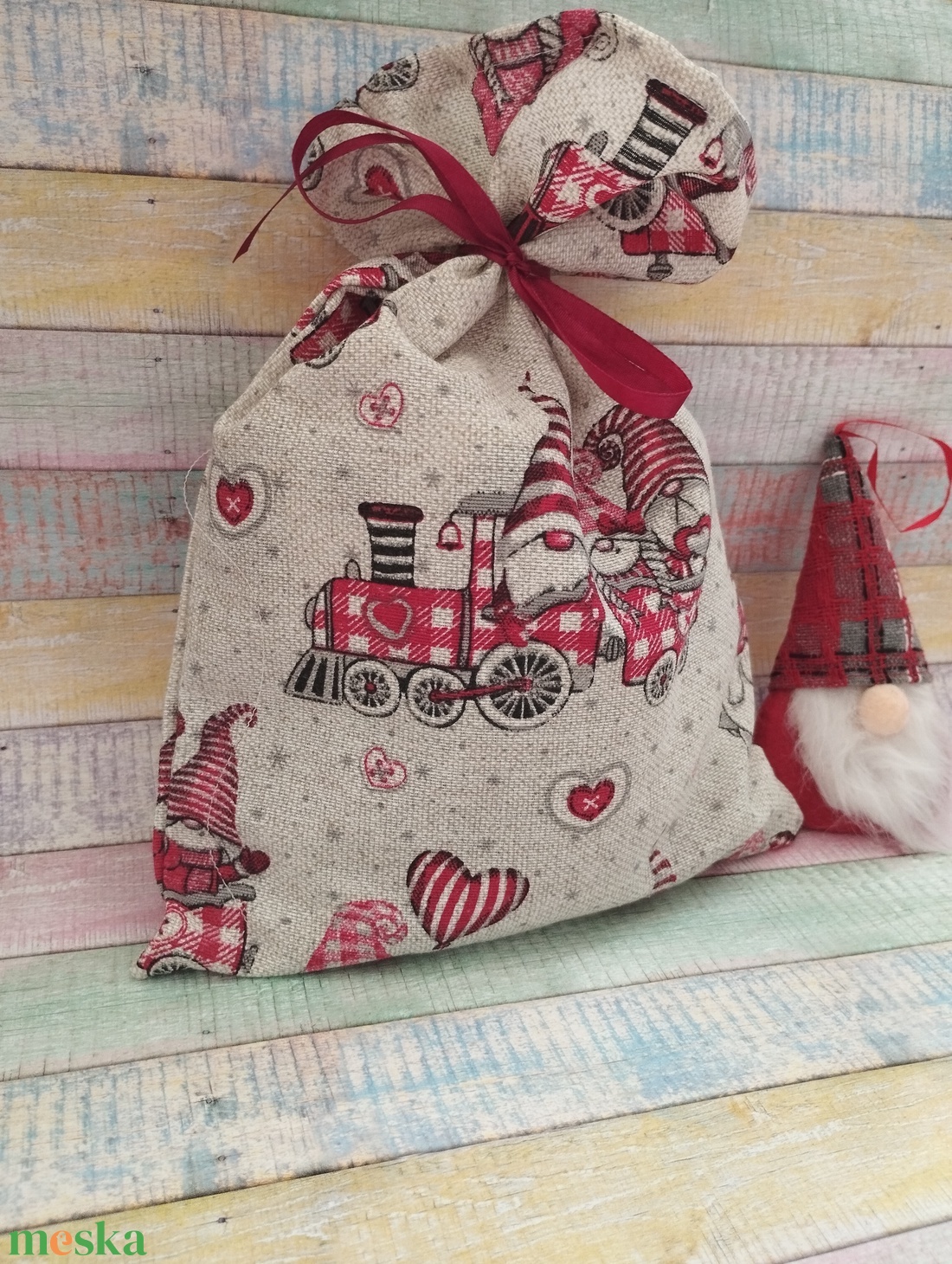 Manós mikulás zsák - karácsony - mikulás - mikulás zsák - Meska.hu