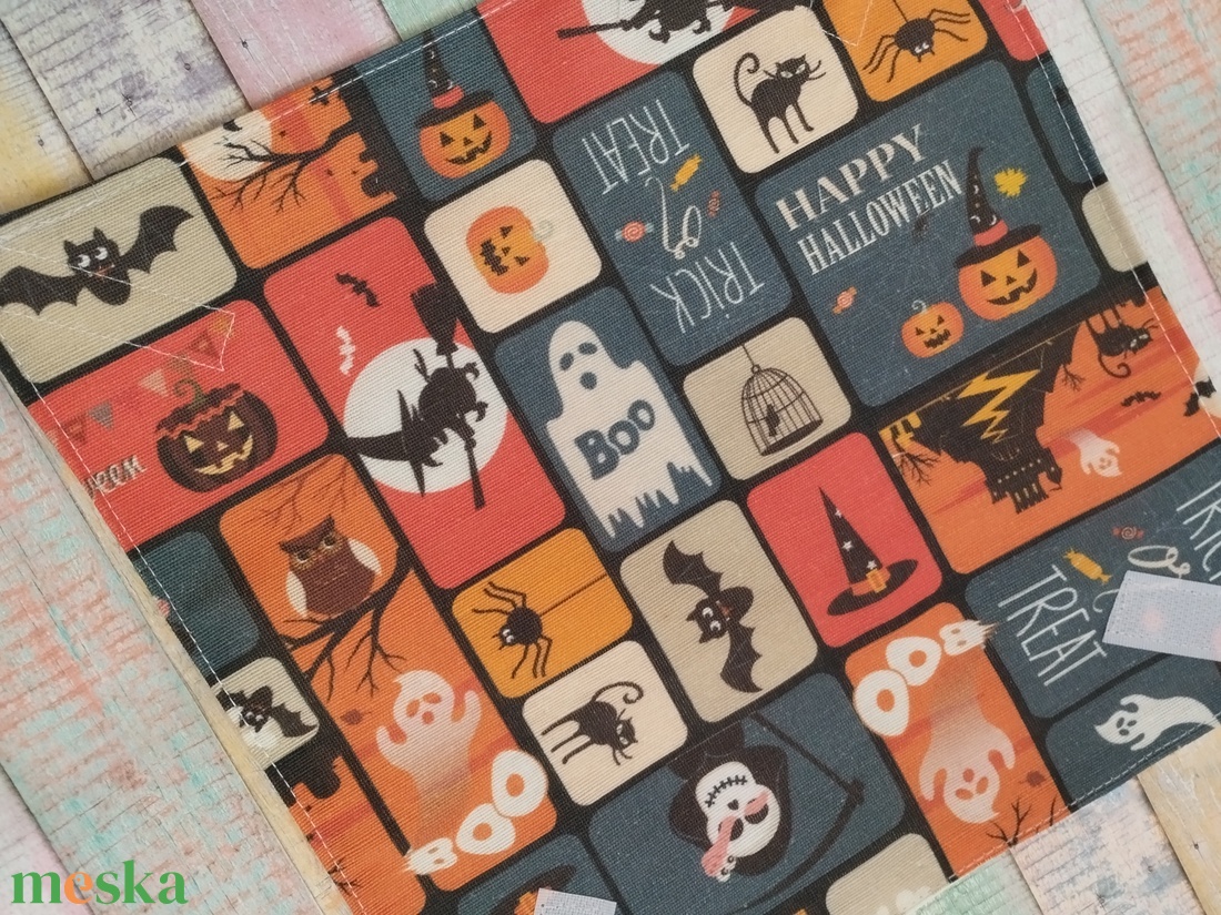 Halloween mintás újraszalvéta/textilszalvéta - táska & tok - uzsonna- & ebéd tartó - szendvics csomagoló - Meska.hu Halloween mintás újraszalvéta/textilszalvéta - táska & tok - uzsonna- & ebéd tartó - szendvics csomagoló - Meska.hu