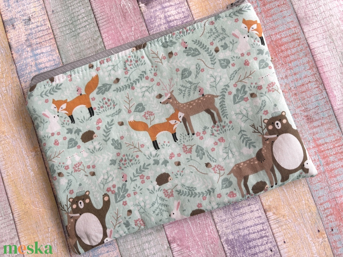 Állatka mintás neszesszer/tolltartó - táska & tok - neszesszer - Meska.hu
