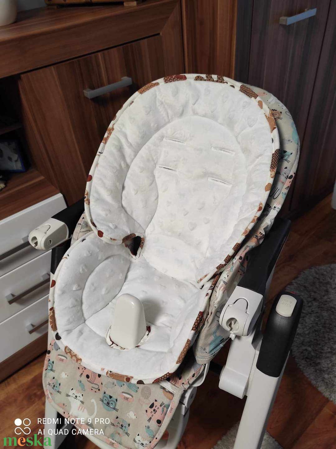 Szűkítőbetét etetőszékbe  - otthon & életmód - babaszoba, gyerekszoba - babaszoba, gyerekszoba - Meska.hu