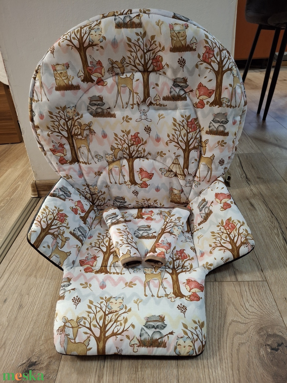 Etetőszékhuzat bármilyen tipusú etetőszékbe,  pamutvászon (NEM VÍZHATLAN ) anyagból  - otthon & életmód - babaszoba, gyerekszoba - babaszoba, gyerekszoba - Meska.hu