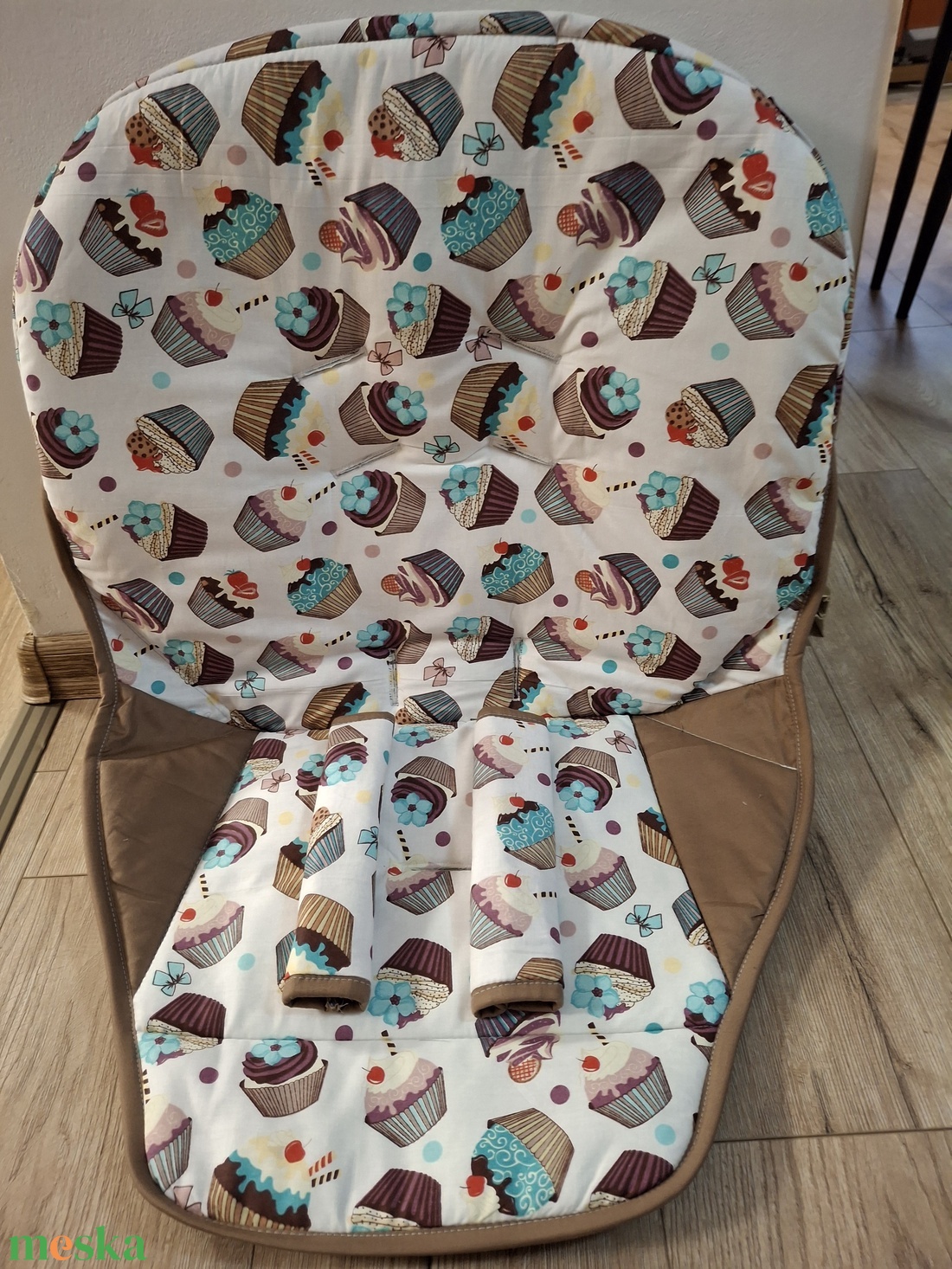 Etetőszékhuzat bármilyen tipusú etetőszékbe,  pamutvászon (NEM VÍZHATLAN ) anyagból  - otthon & életmód - babaszoba, gyerekszoba - babaszoba, gyerekszoba - Meska.hu