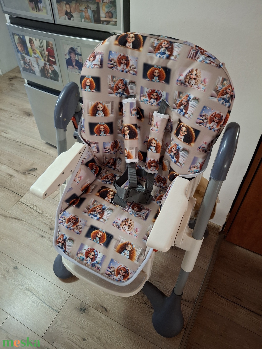 Touragoo  mappy etetőszékhuzat pamutvászon  anyagból  KÉSZLETEN  - otthon & életmód - babaszoba, gyerekszoba - babaszoba, gyerekszoba - Meska.hu