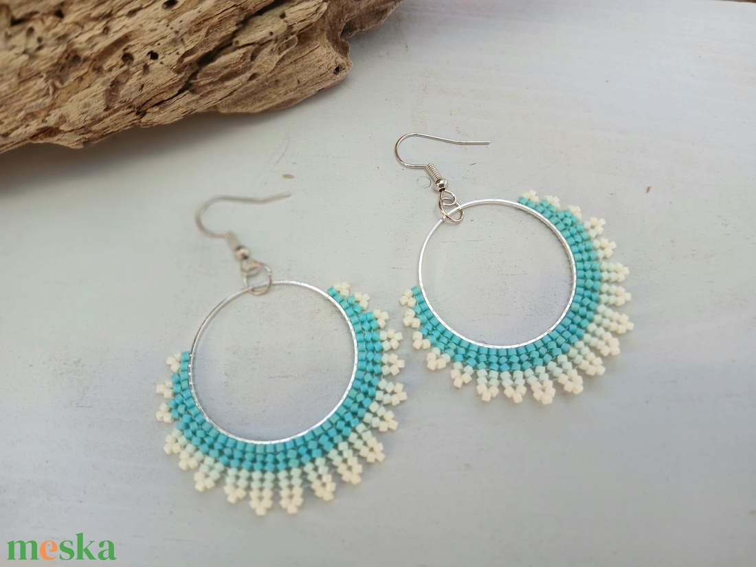 Toscana fülbevaló - ékszer - fülbevaló - karika fülbevaló - Meska.hu