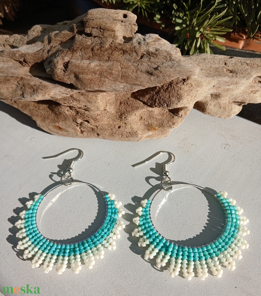 Toscana fülbevaló - ékszer - fülbevaló - karika fülbevaló - Meska.hu