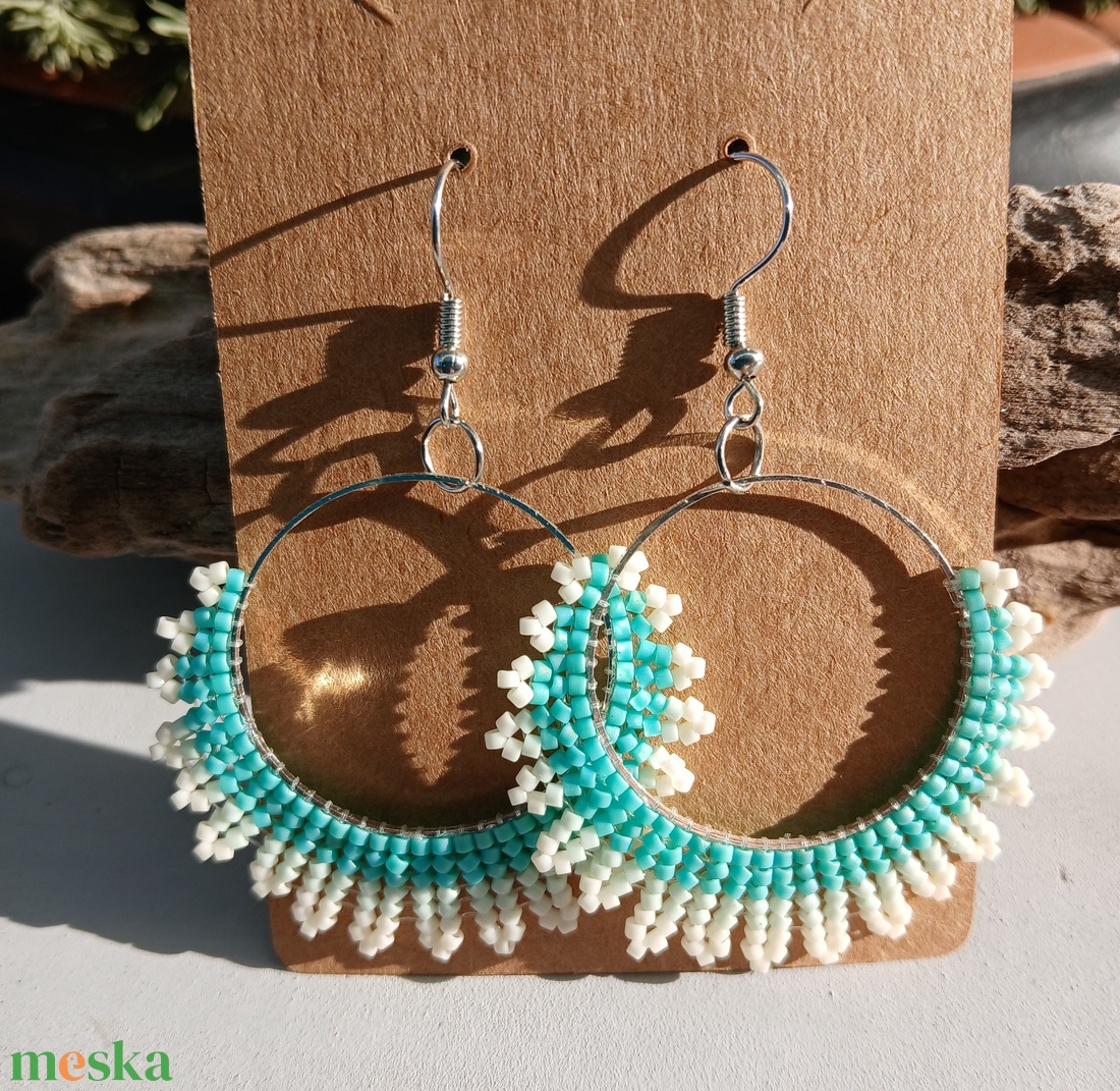 Toscana fülbevaló - ékszer - fülbevaló - karika fülbevaló - Meska.hu