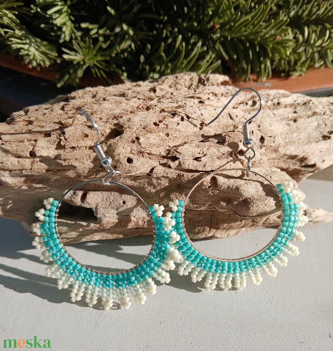 Toscana fülbevaló - ékszer - fülbevaló - karika fülbevaló - Meska.hu