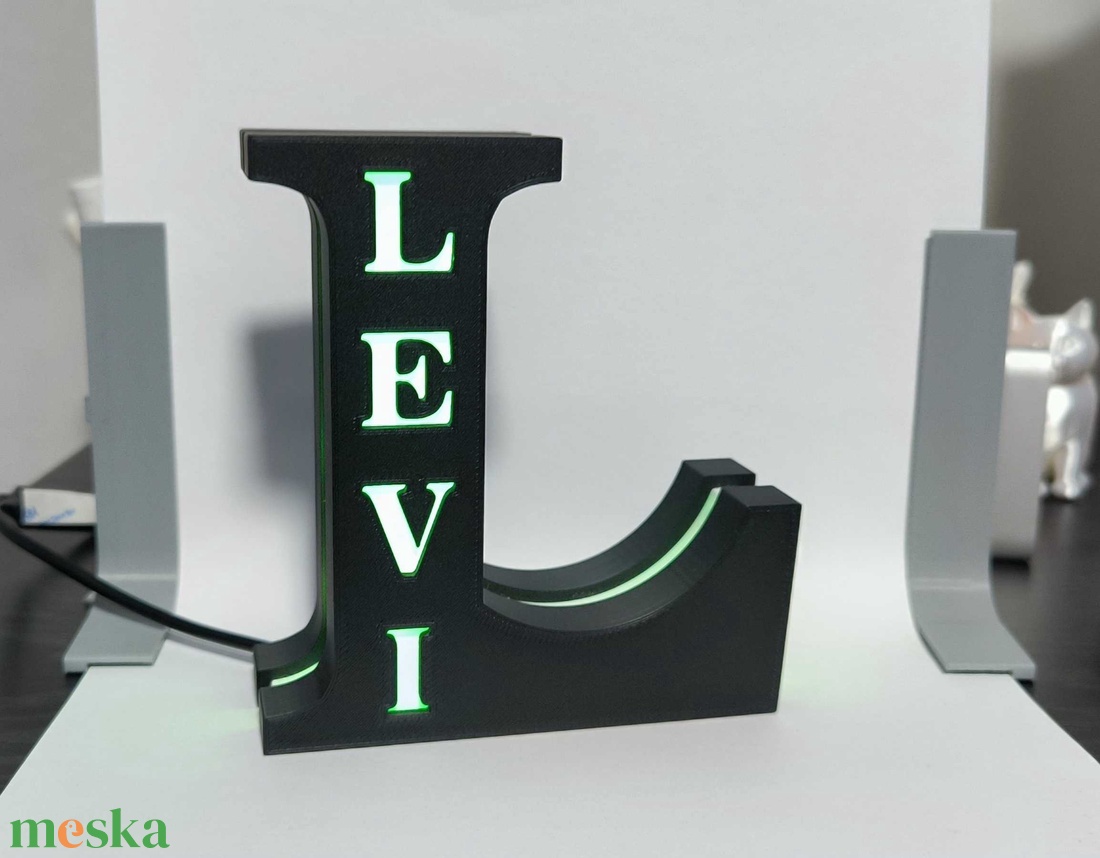 Egyedi Betűformájú LED Lámpa - otthon & életmód - lámpa - hangulatlámpa - Meska.hu