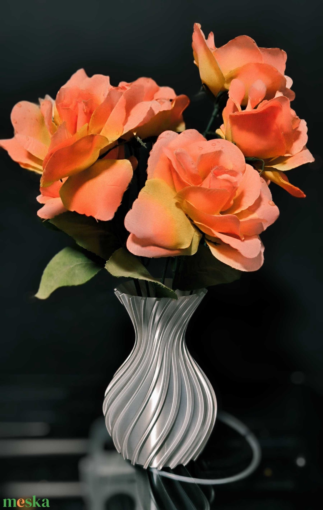 Selyemfény � Modern Geometrikus Váza - otthon & életmód - virágdekoráció - virágtartó - váza - Meska.hu