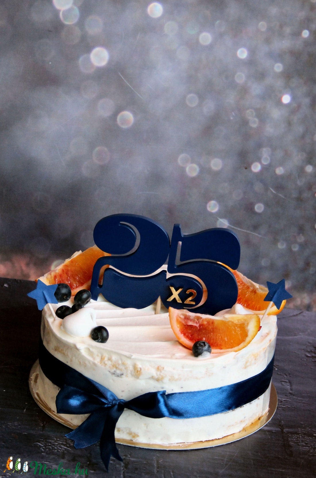 Örökifjú tortadísz / hűtőmágnes, Számolós 25 X 2 születésnapi humoros tortadísz Tortadekoráció Születésnapi tortadísz - otthon & lakás - konyhafelszerelés, tálalás - Meska.hu