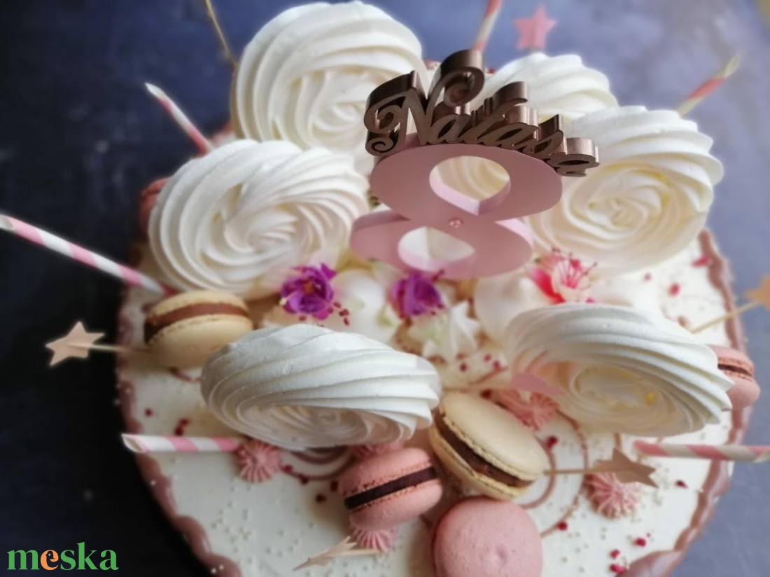 Gyerek szülinapi torta csúcsdísz / hűtőmágnes Tortadísz Névreszóló tortadísz szülinapra Születésnapi tortadekoráció - otthon & lakás - konyhafelszerelés, tálalás - Meska.hu