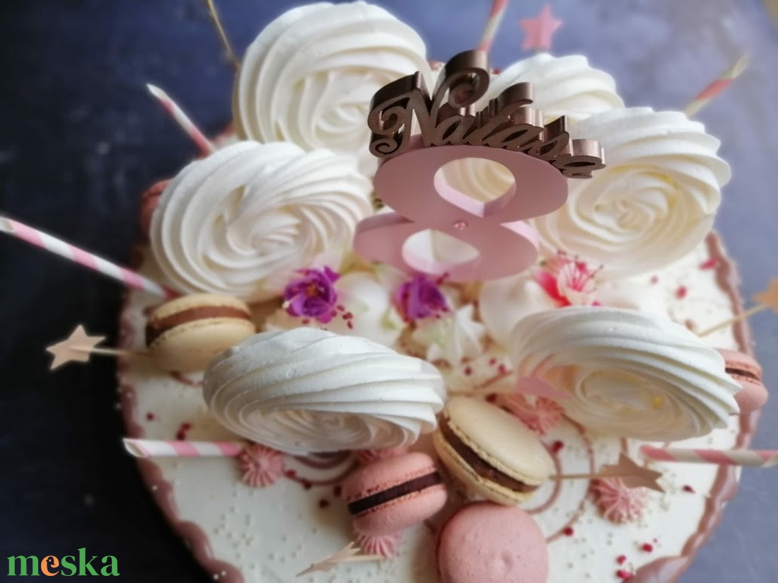 Gyerek szülinapi torta csúcsdísz / hűtőmágnes Tortadísz Névreszóló tortadísz szülinapra Születésnapi tortadekoráció - otthon & életmód - konyhafelszerelés, tálalás - Meska.hu