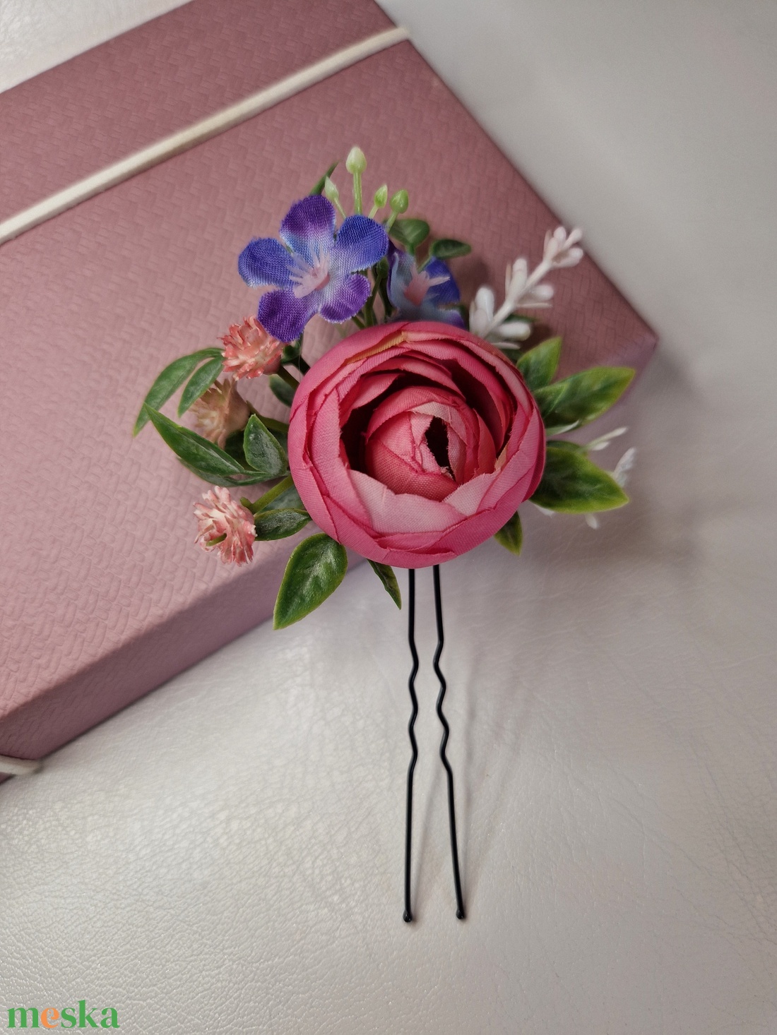 Pink esküvői hajtű - esküvő - hajdísz - hajtű - Meska.hu Pink esküvői hajtű - esküvő - hajdísz - hajtű - Meska.hu