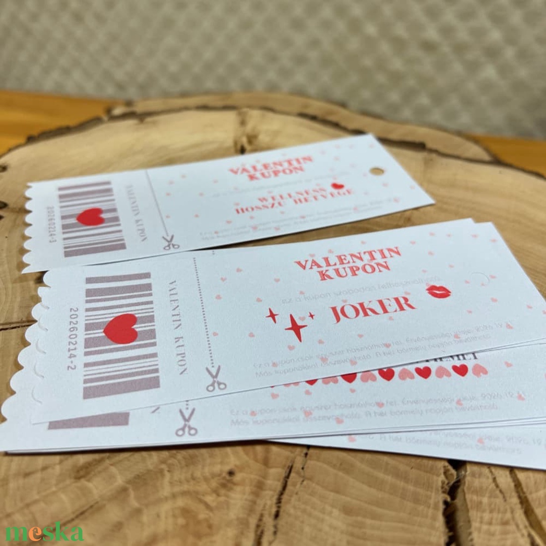 Letölthető Valentin-napi kupongyűjtemény - személyre szabható feliratokkal - művészet - grafika & illusztráció - digitális - Meska.hu