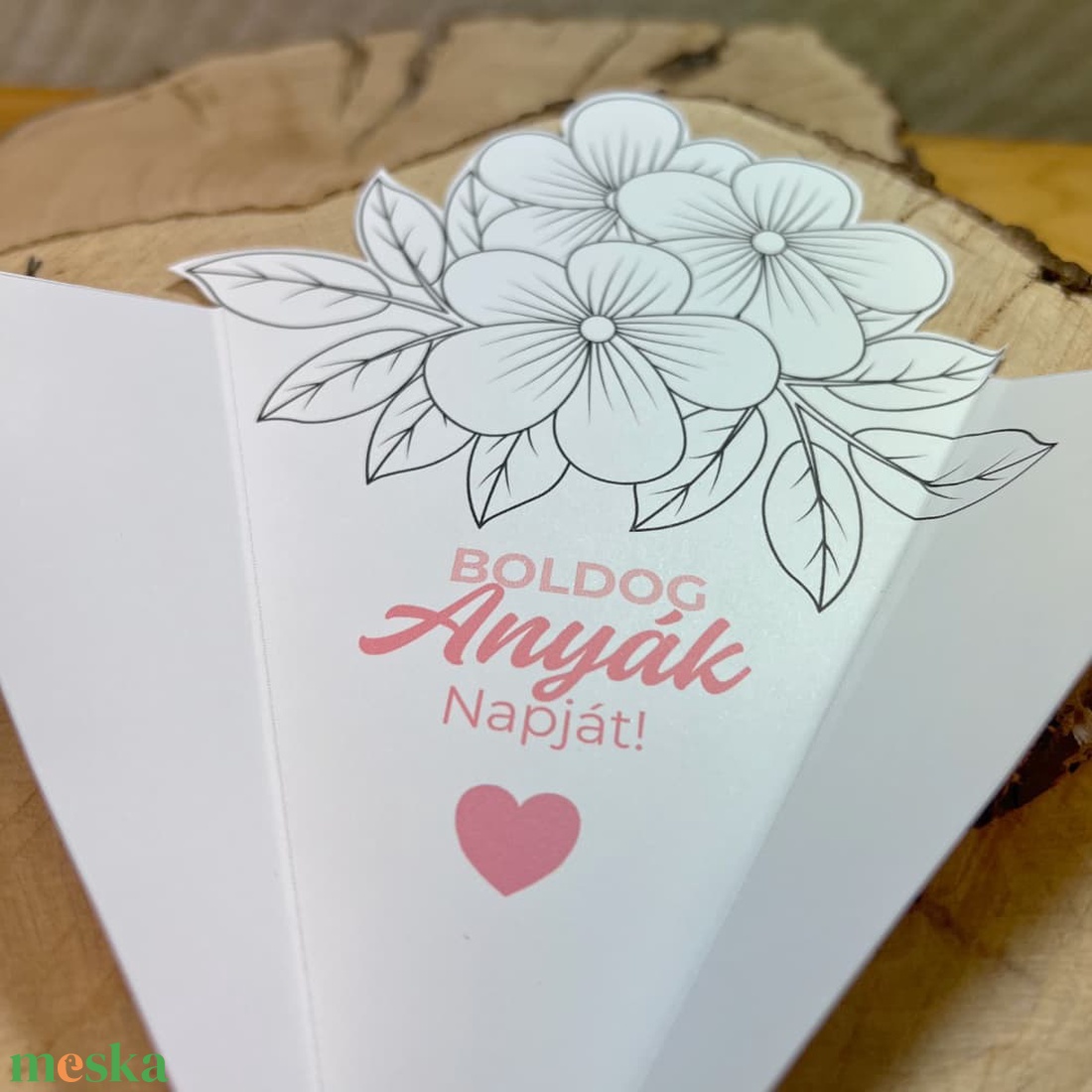 Anyák napi virágcsokor formájú színező - digitális, letölthető - művészet - grafika & illusztráció - digitális - Meska.hu