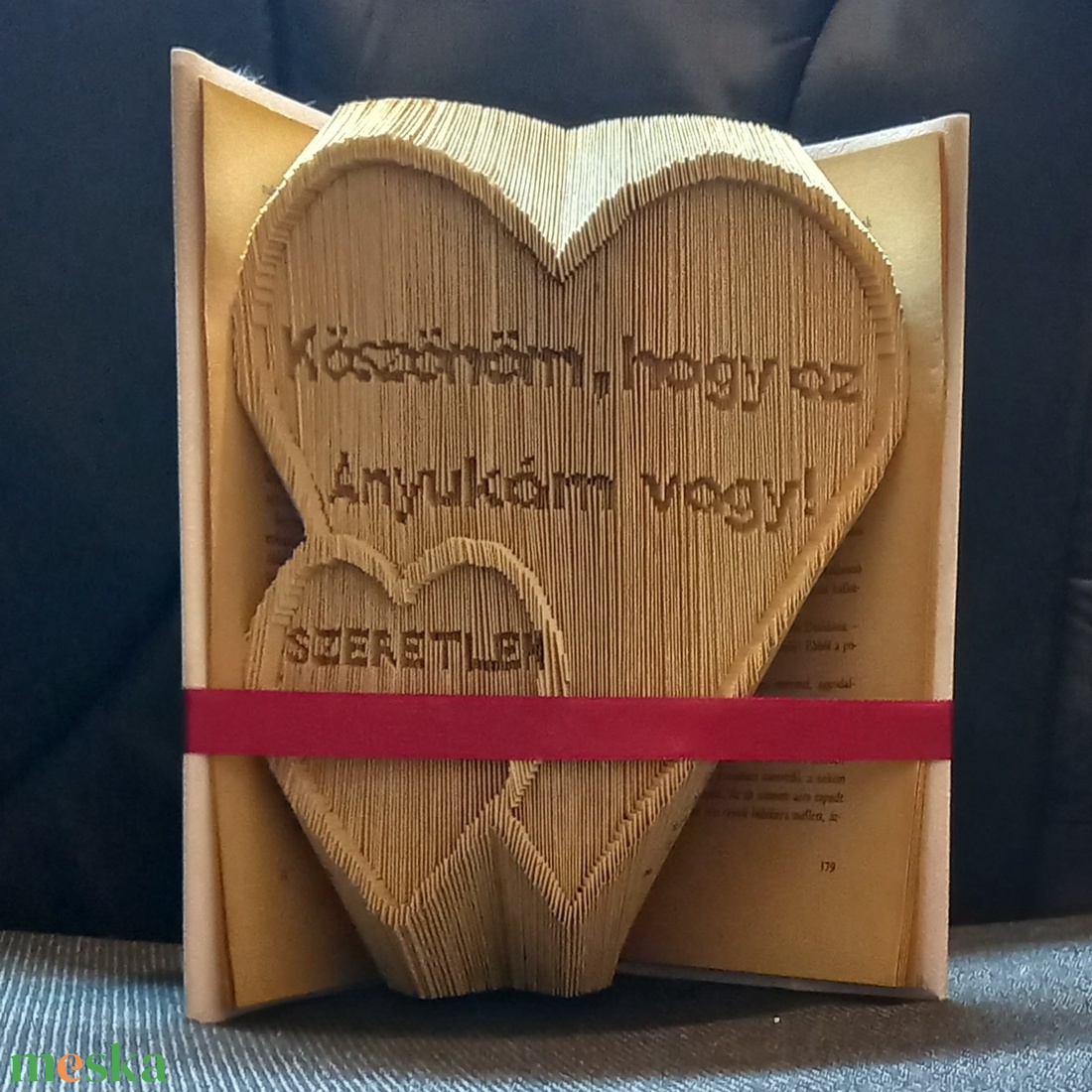 Köszönöm, hogy az Anyukám vagy! könyvszobor Édesanyák részére - otthon & életmód - dekoráció - asztal és polc dekoráció - könyvszobor - Meska.hu Köszönöm, hogy az Anyukám vagy! könyvszobor Édesanyák részére - otthon & életmód - dekoráció - asztal és polc dekoráció - könyvszobor - Meska.hu