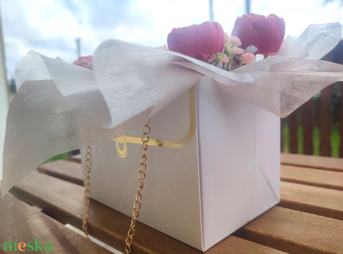 Bazsarózsa box - otthon & életmód - gyertya, illat, aroma - gyertya - Meska.hu