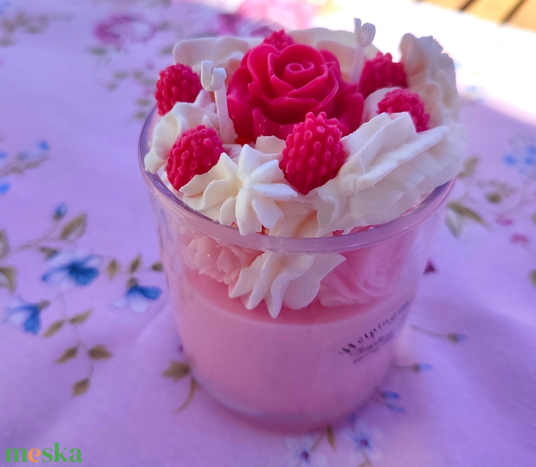 Raspberry Rose - otthon & életmód - gyertya, illat, aroma - gyertya - Meska.hu