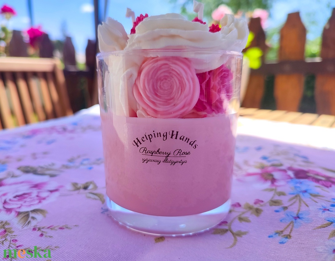 Raspberry Rose - otthon & életmód - gyertya, illat, aroma - gyertya - Meska.hu