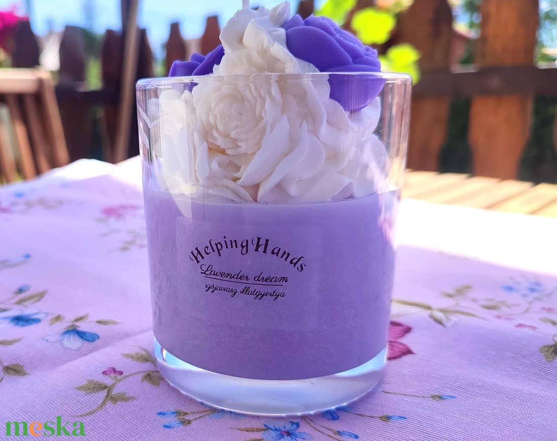 Lavender dream - otthon & életmód - gyertya, illat, aroma - gyertya - Meska.hu