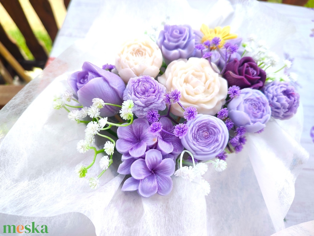Lilac box - otthon & életmód - gyertya, illat, aroma - gyertya - Meska.hu