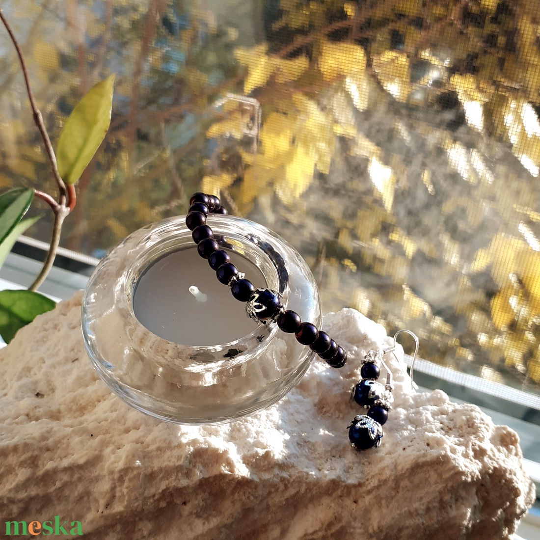 Lila Hercegnő  Hematit ékszerszett a harmónia és nőiesség jegyében - ékszer - ékszerszett - Meska.hu