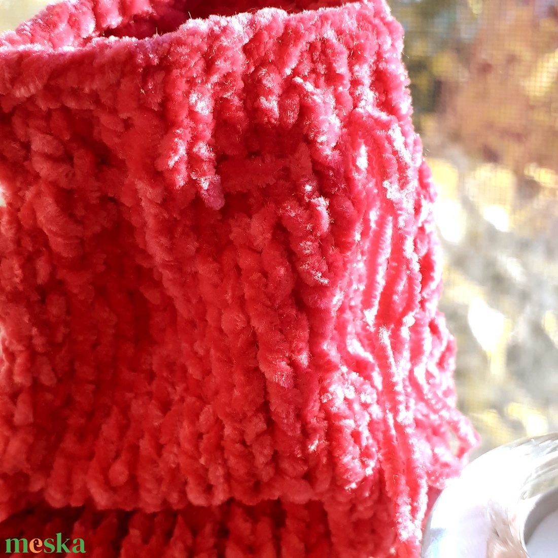 Puha zsenília mala zsák  Rózsapor (Pink) - otthon & életmód - dekoráció - spiritualitás - mala - Meska.hu