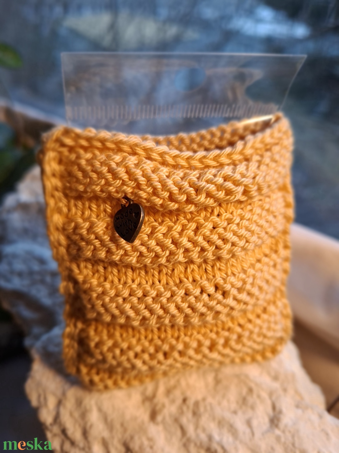 Zsákbamacska � Pamut ékszertartó meglepetés fülbevalóval Napöböl - ékszer - fülbevaló - lógó fülbevaló - Meska.hu