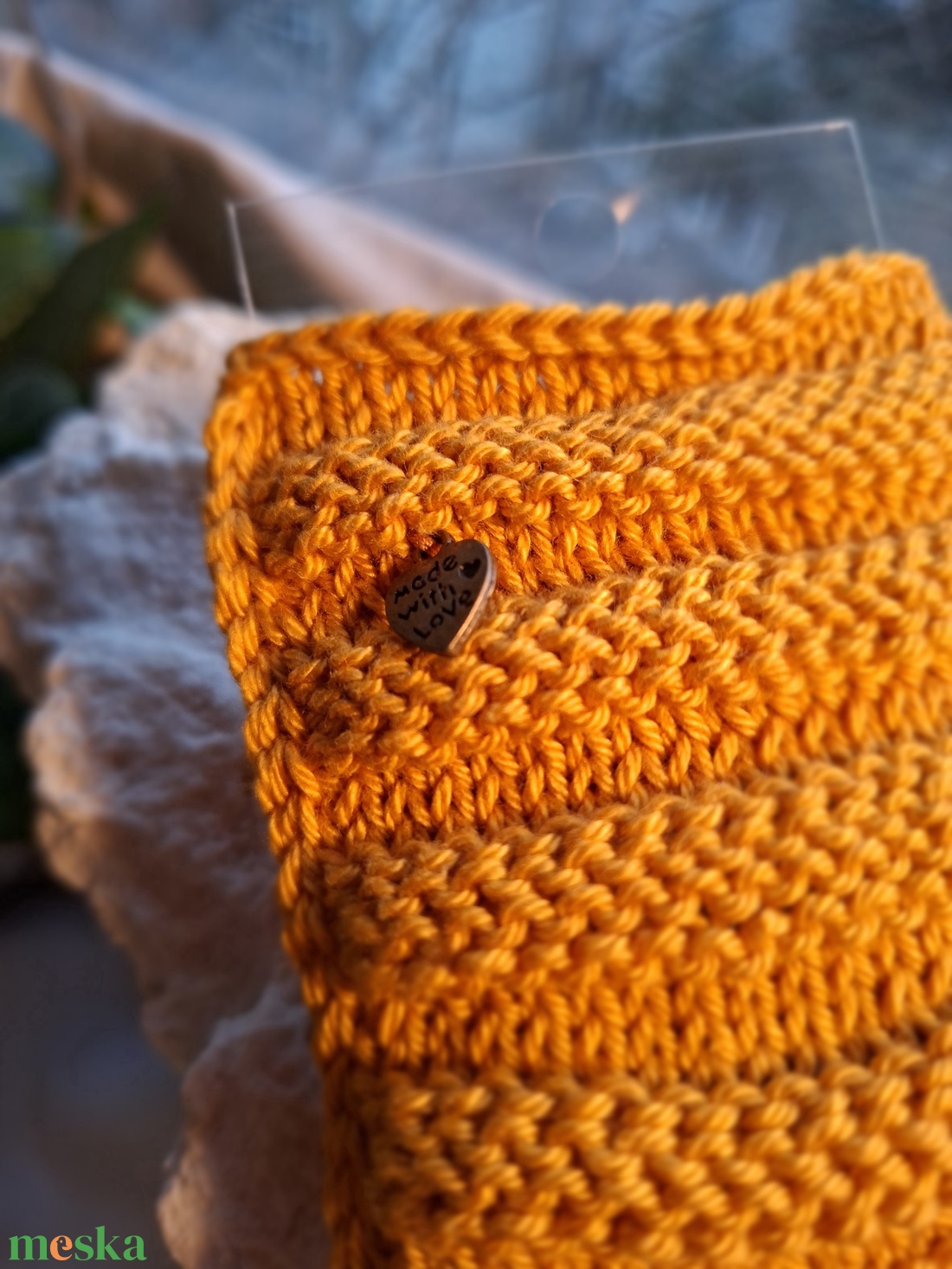 Zsákbamacska � Pamut ékszertartó meglepetés fülbevalóval Fényhullám - ékszer - fülbevaló - lógó fülbevaló - Meska.hu