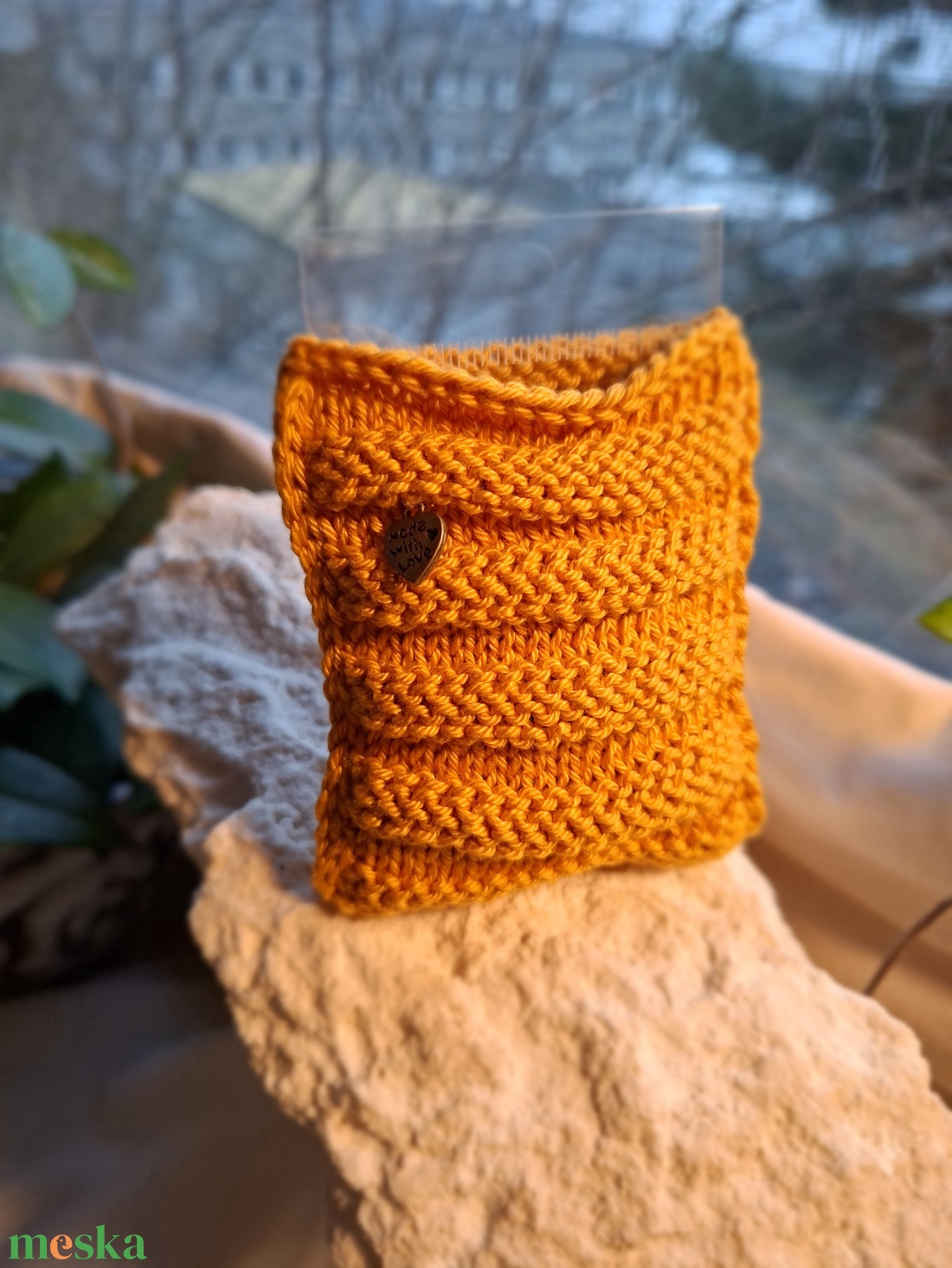 Zsákbamacska � Pamut ékszertartó meglepetés fülbevalóval Fényhullám - ékszer - fülbevaló - lógó fülbevaló - Meska.hu