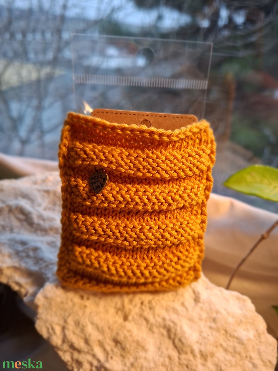 Zsákbamacska � Pamut ékszertartó meglepetés fülbevalóval Fényhullám - ékszer - fülbevaló - lógó fülbevaló - Meska.hu