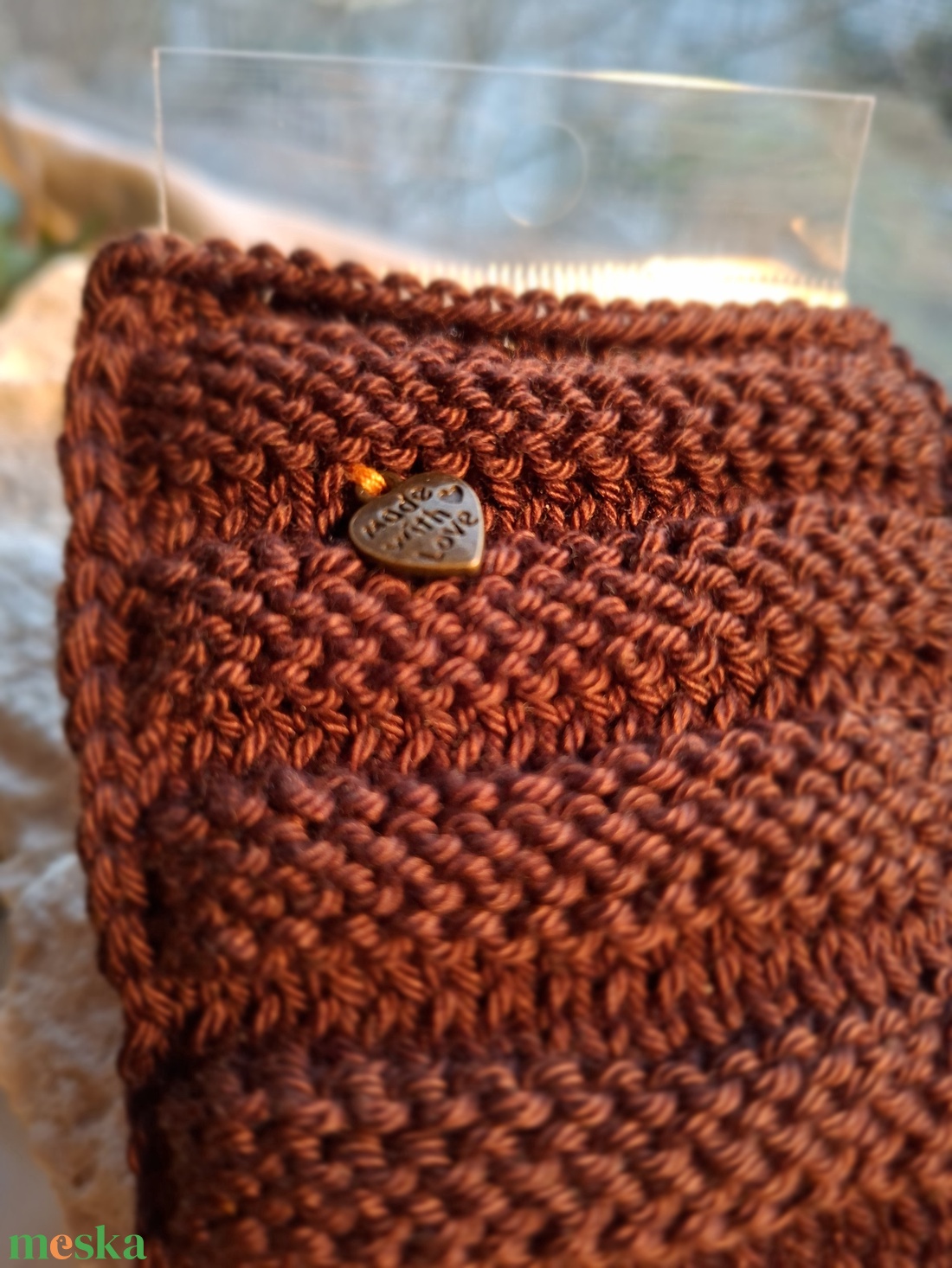 Zsákbamacska � Pamut ékszertartó meglepetés fülbevalóval Mélyáram - ékszer - fülbevaló - lógó fülbevaló - Meska.hu