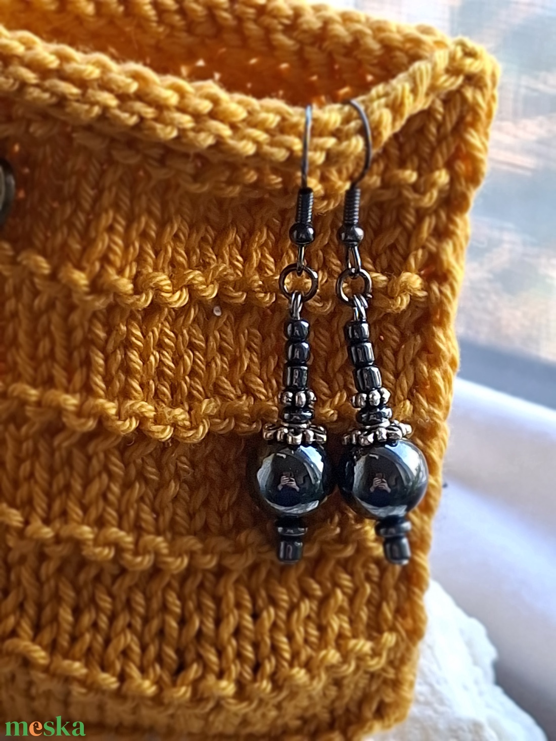 Aranyderű � kézzel kötött-horgolt pamut ékszerdoboz - ékszer - ékszertartó - ékszerdoboz - Meska.hu