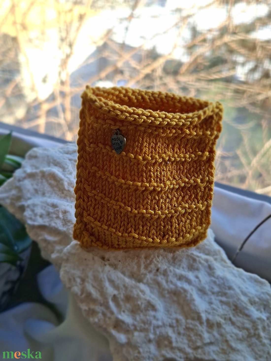 Aranyderű � kézzel kötött-horgolt pamut ékszerdoboz - ékszer - ékszertartó - ékszerdoboz - Meska.hu