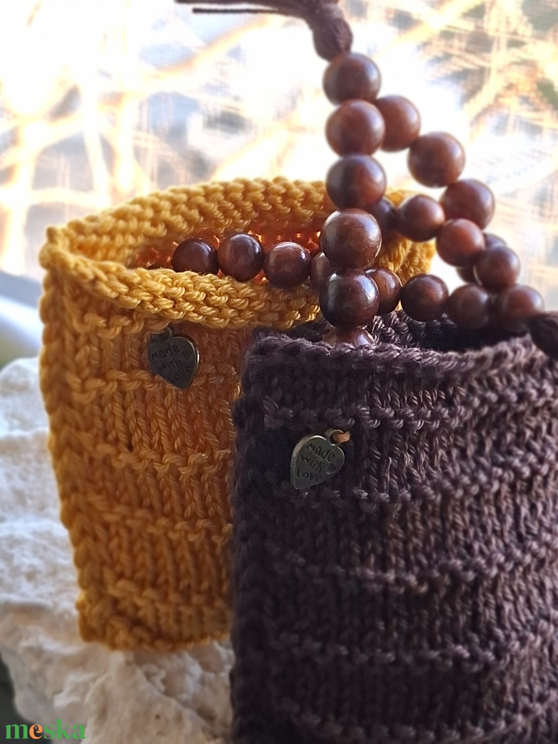 Aranyderű � kézzel kötött-horgolt pamut ékszerdoboz - ékszer - ékszertartó - ékszerdoboz - Meska.hu