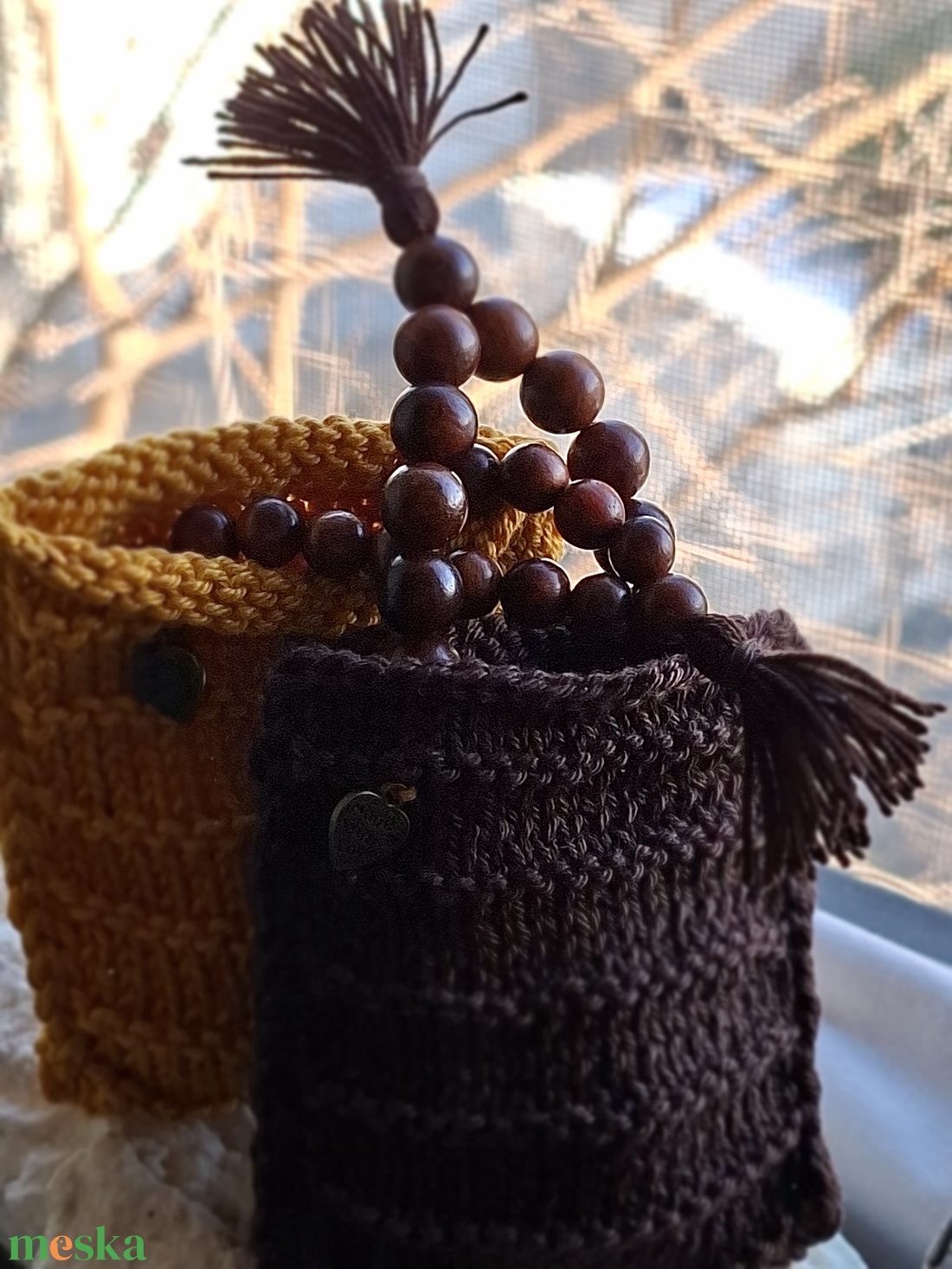 Földölelés � kézzel kötött-horgolt pamut ékszerdoboz - ékszer - ékszertartó - ékszerdoboz - Meska.hu