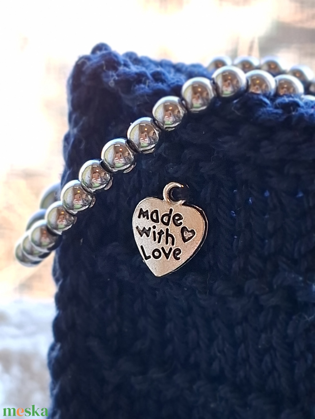 Hematit ékszerszett (karkötő, fülbevaló, medál) � Hófény - ékszer - ékszerszett - Meska.hu