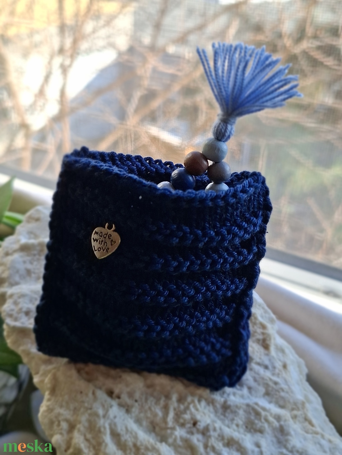 27 szemes fa mala karkötő � Téli színekben (8mm) - otthon & életmód - dekoráció - spiritualitás - mala - Meska.hu