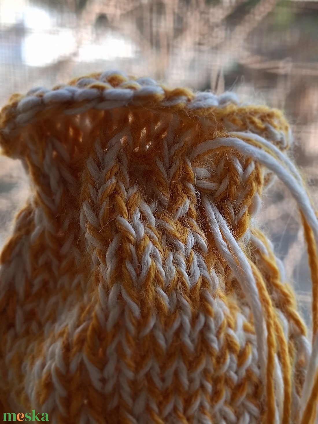 Mala tároló tasak � Sárga melírozott - otthon & életmód - dekoráció - spiritualitás - mala - Meska.hu