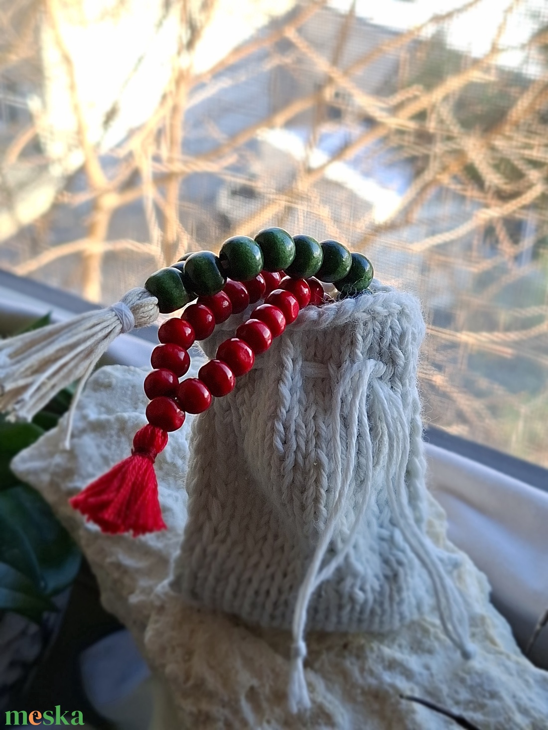 Mala tároló tasak � Fehér natúr - otthon & életmód - dekoráció - spiritualitás - mala - Meska.hu